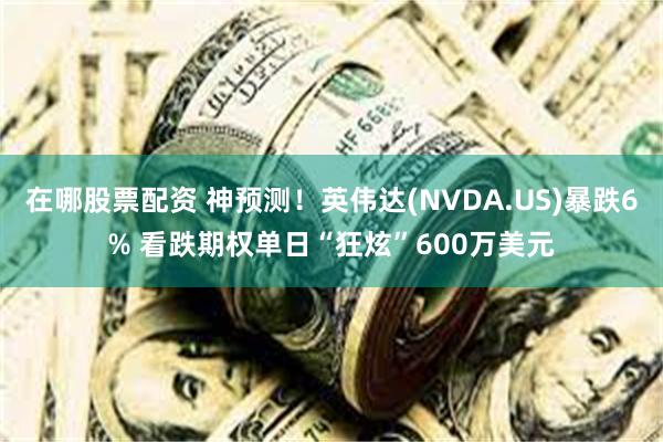 在哪股票配资 神预测！英伟达(NVDA.US)暴跌6% 看跌期权单日“狂炫”600万美元