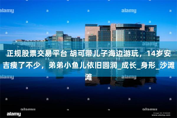 正规股票交易平台 胡可带儿子海边游玩，14岁安吉瘦了不少，弟弟小鱼儿依旧圆润_成长_身形_沙滩